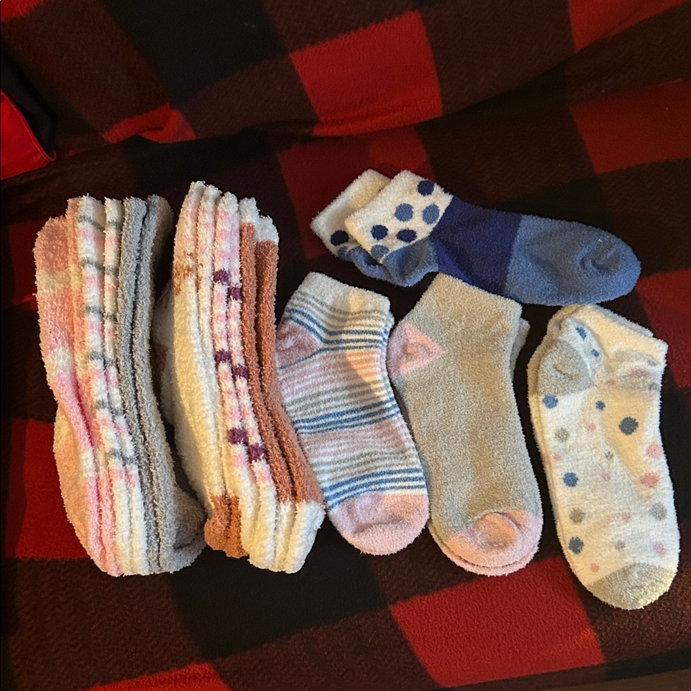 12 pairs Cozy Multicolor Ankle Socks Set